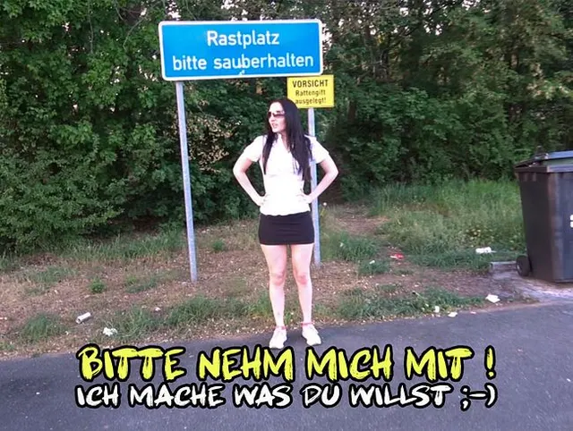 Bitte nehm mich mit ich blase auch