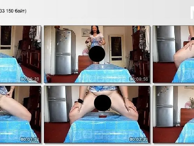 Pissen Hause in einem Teller