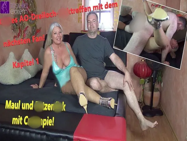 Geiles AO-Dreiloch-Ficktreffen mit dem nächsten Fan! Kapitel 1! Maul und Fotzenfick mit Creampie!