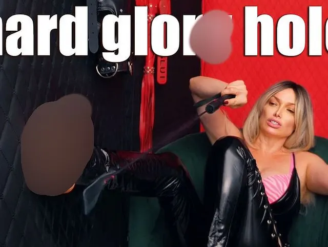 Glory Hole Mistress: Nagel-Teasing, harter Handjob, Fußjob & Abspritzen auf meine Titten