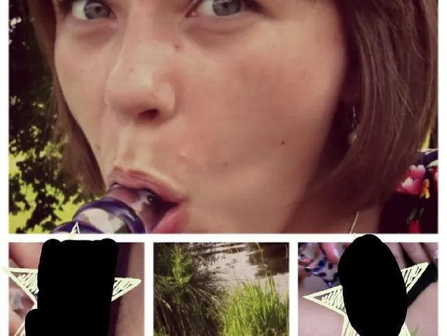 Dildo Spiel im Park