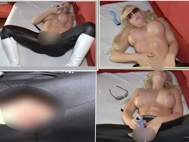 Geile Leggings Bitch im Dildo Selfmade ******