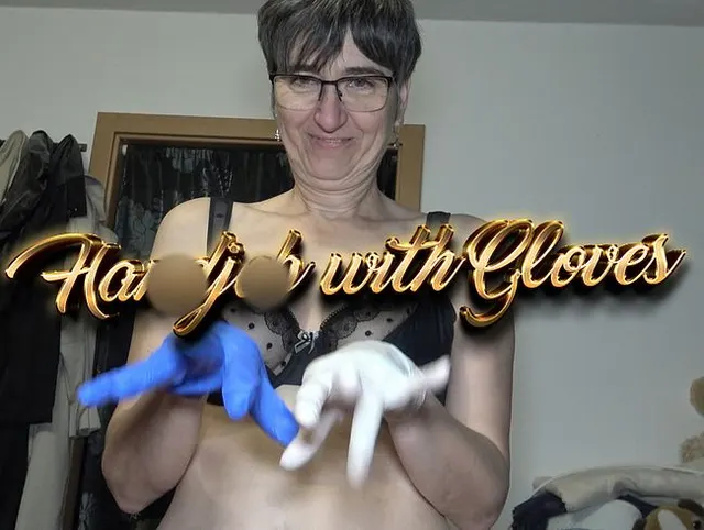Handjob with Gloves