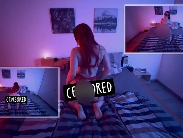 Voyeur beobachtet mich – ich ficke mich mit dem Glasdildo bis zum krassen Orgasmus im Schlafzimmer