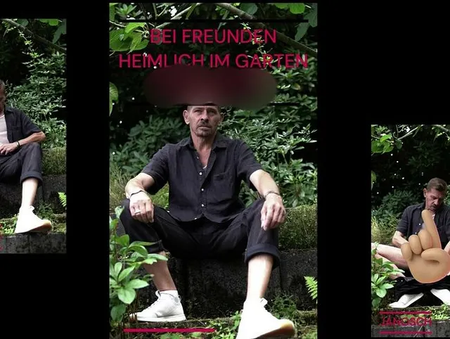 BEI FREUNDEN HEIMLICH IM GARTEN ABGEWICHST ;)