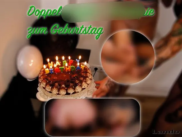 Zum Geburtstag !! Doppel-FJ + Creampie