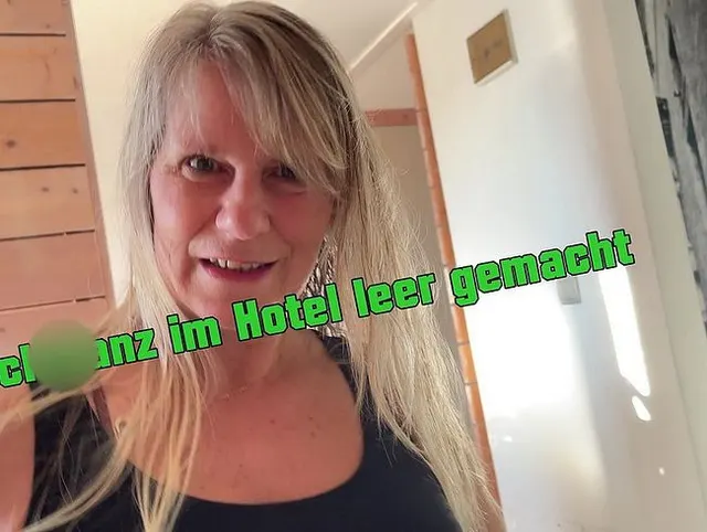 Schwanz im Hotel leer gemacht