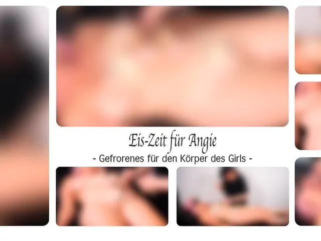 Eis-Zeit für Angie - Gefrorenes für den Körper des Girls