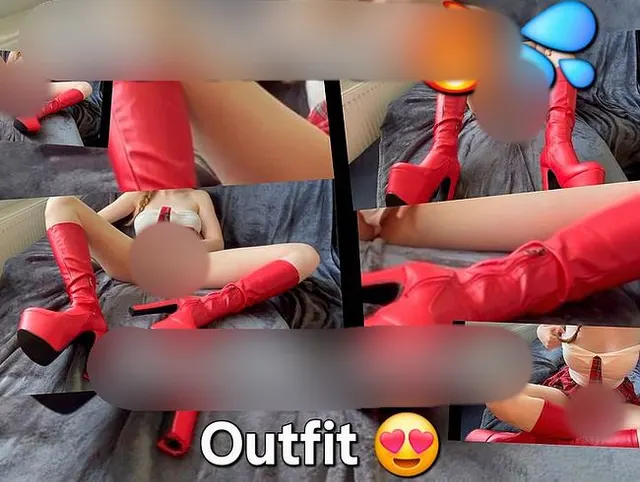 SB SOLO Ich mache es mir selbst ! Sexy Schulmädchen und rote Stiefel