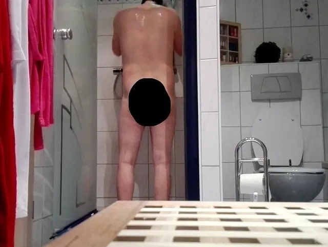 ich beim duschen