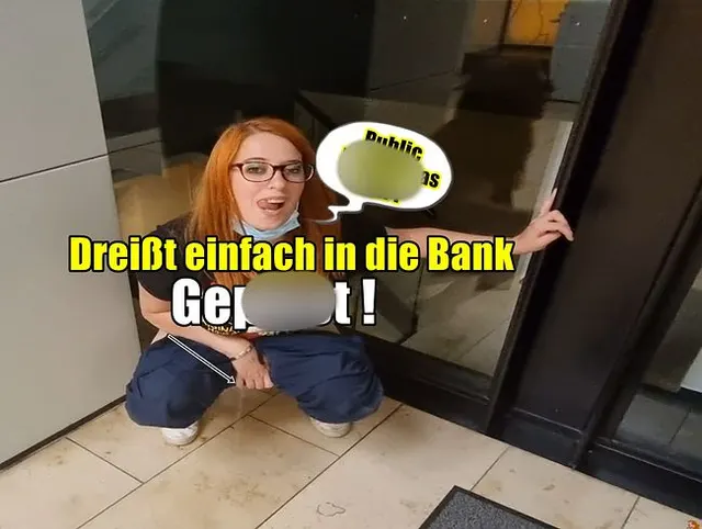 Public dreißt  in die Bank gepisst!