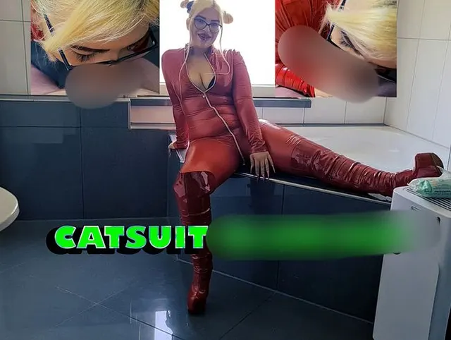 Catsuit Blowjob!