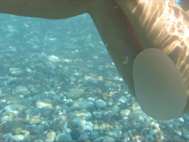 Geile Unterwasser-Aufnahmen im seichten Wasser