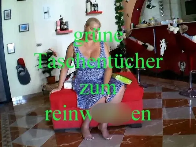 grüne Taschentücher zum rein wichsen