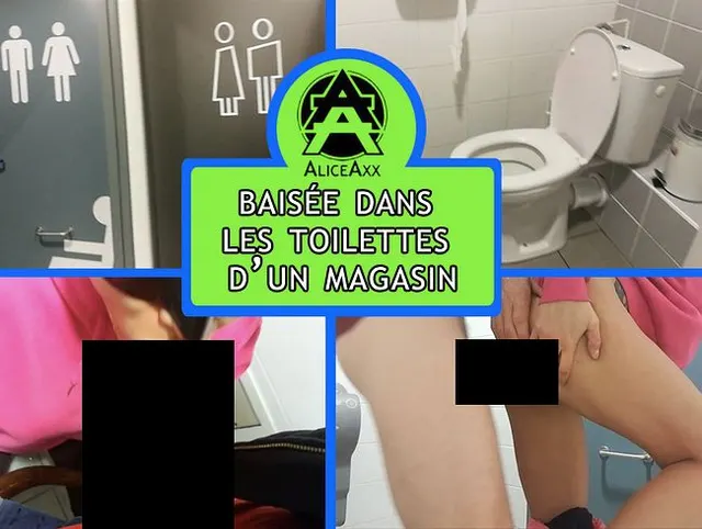Im Badezimmer eines Ladens gefickt