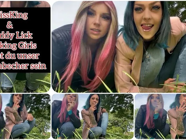 Smoking Girls Willst du unser Aschenbecher sein