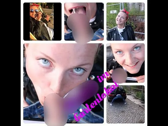 ZU GEIL! PUBLIC BLOW IM GARTENLOKAL