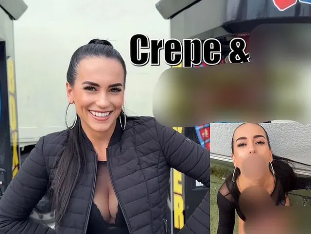 Crepe & Cum - Rummel-Fick mit einem Fan