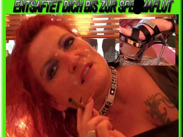 Deine rauchende Blowjobbitch entsaftet dich bis zur Spermaflutung