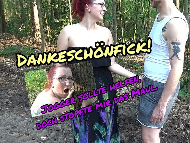 DANKESCHÖNFICK! Jogger sollte nur helfen und stopfte mir dann das Maul