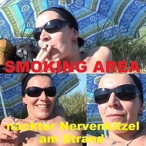 SMOKING AREA - nackter Nervenkitzel am Strand!