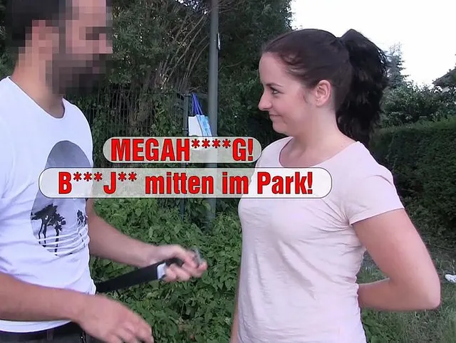 MEGAHEFTIG! BLOWJOB mitten im Park!