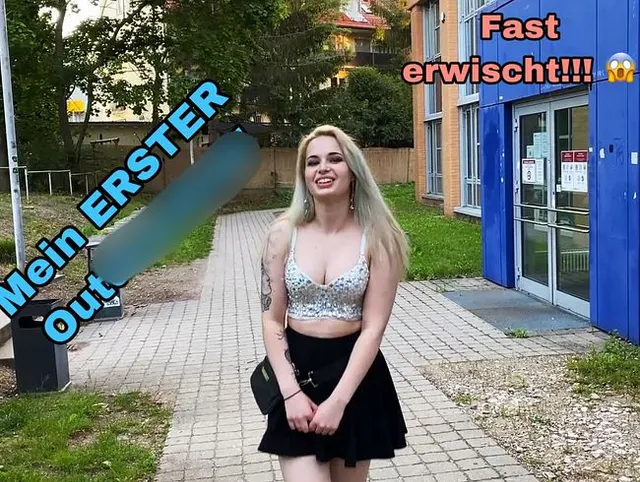 Mein ERSTES Mal Outdoor!!! Heimlich vor der Uni gebumst :o Trau ich mich jetzt alles???