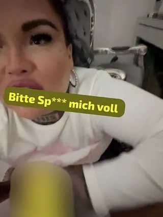 Soll ich dein schwanz auch so leer blasen?