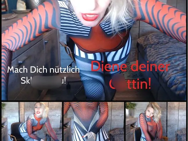 Mach Dich nützlich, Sklave! Diene Deiner Herrin online & REAL in Düsseldorf!