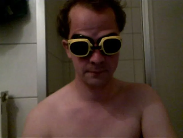 Softermann in der Dusche
