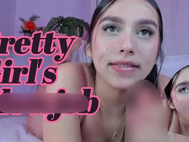 Blowjob eines hübschen Mädchens