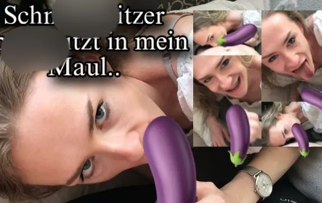 Er konnte den Druck nicht anhalten - Er kam direkt ins Fickmaul!