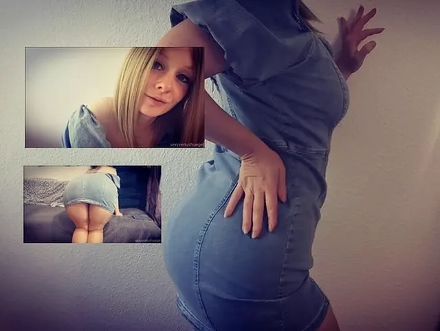 Popo im Jeanskleid beglotzen