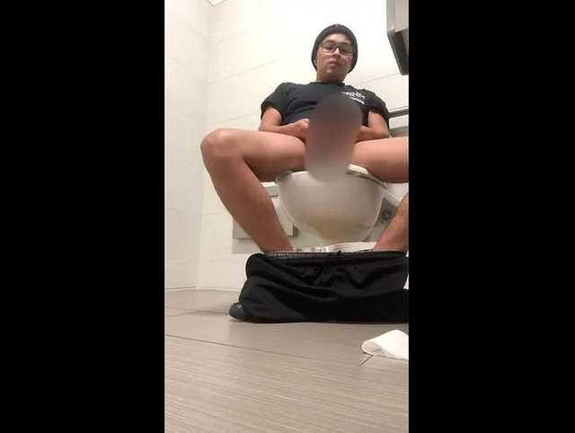 Public Restroom Jack Off Again
