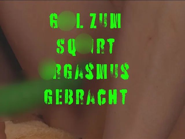 Geil zum Squirt Orgasmus gebracht