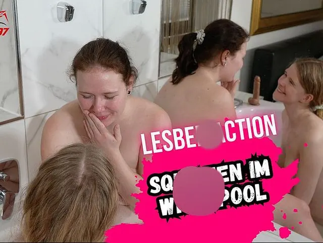 Geiler Teen Lesben Squirt! Mitten in den Whirplooj gsepritzt!