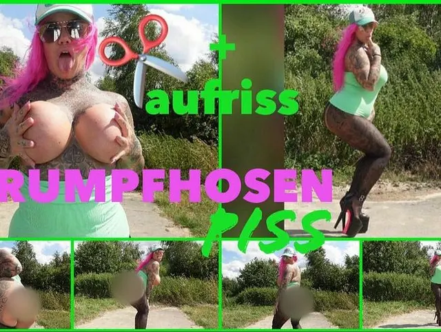 STRUMPFHOSEN PISS plus Aufriss