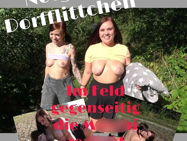 Notgeile Dorfflittchen - im Feld gegenseitig die Muschi zerfickt