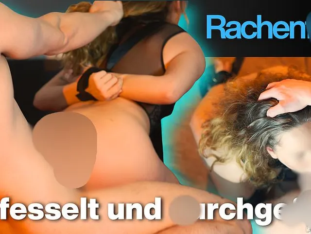 Er Hat Mein Hals Gefickt Nachdem Er Meine Hände Gefesselt Hat. Geiler Sex Von Hinten!