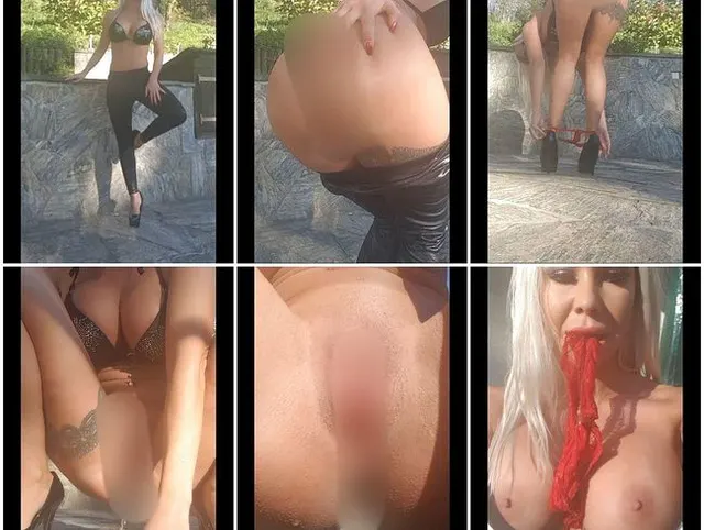 In Wetlook Leggings Tanga angepisst und dann eingeschoben!!!