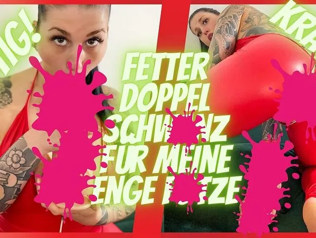 FETTER DOPPEL-COCK für meine enge Fotze!