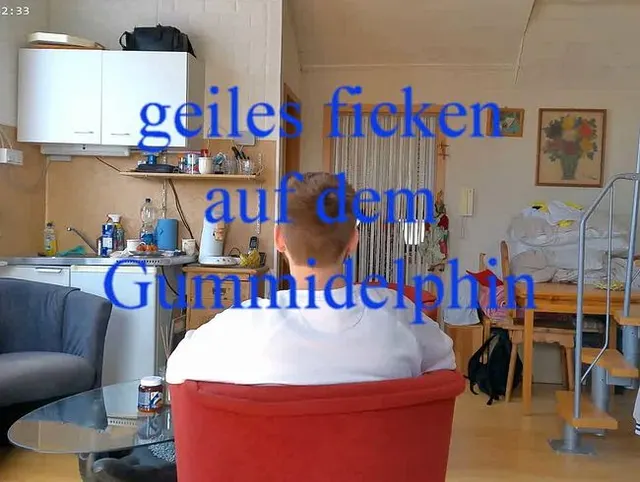 geiles ficken auf dem Gummidelphin