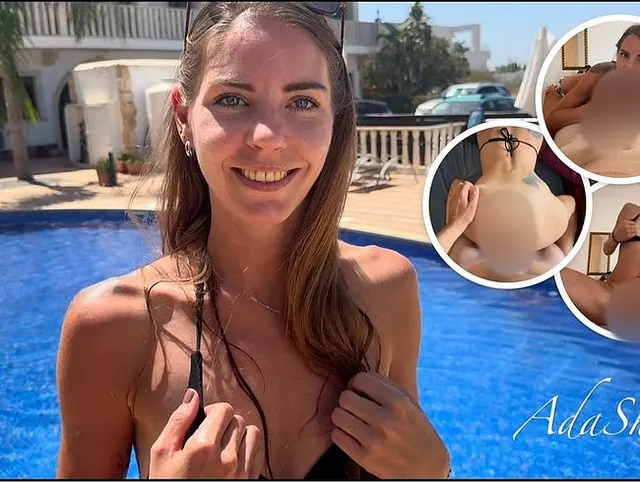 Geisteskrank! Fremder schleppt mich vom Pool ab und wir ficken hart in seiner Wohnung!!