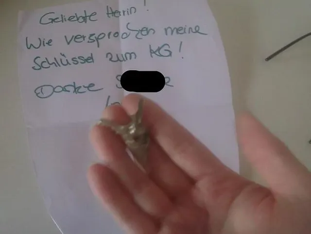 Neuer Keuschheitsschlüssel angekommen