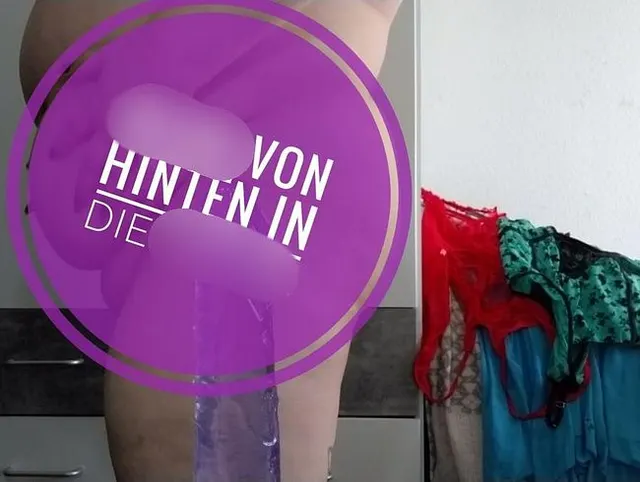 Dildo von hinten