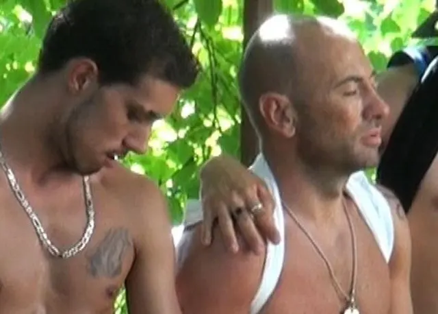 797 fucked by th exxl cock of Matt DIAZ and straight arab outdoor in cruising forest