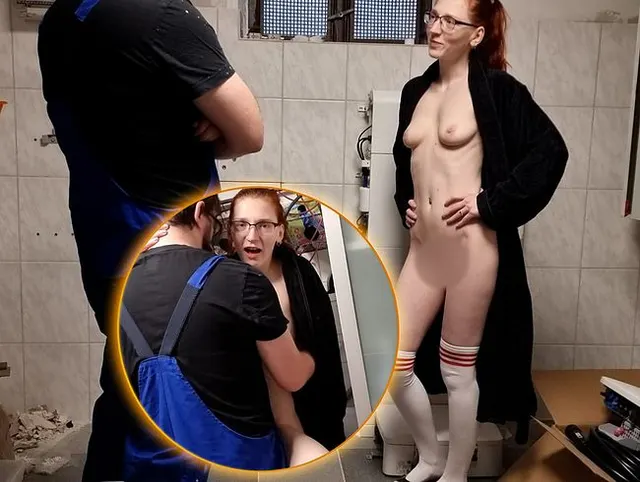 Schon wieder so Notgeil!!! Flachgelegt vom Fliesenleger