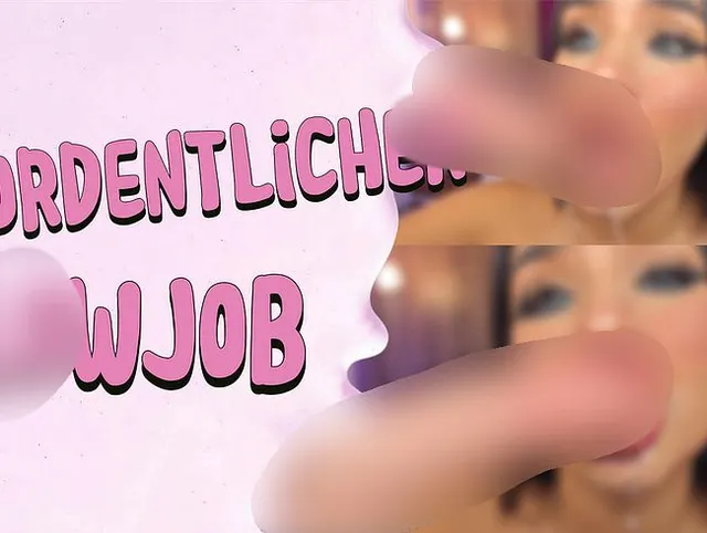 Unordentlicher Blowjob