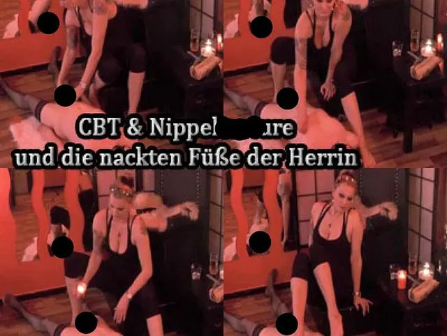 CBT - Nippelfolter & nackte Füße