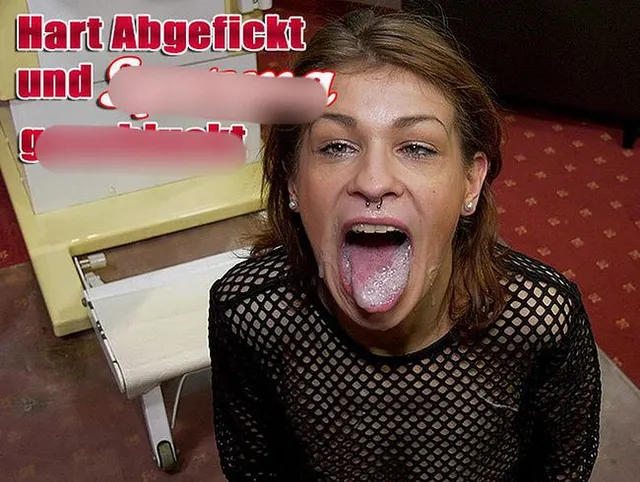 Hart abgefickt und Sperma geschluckt